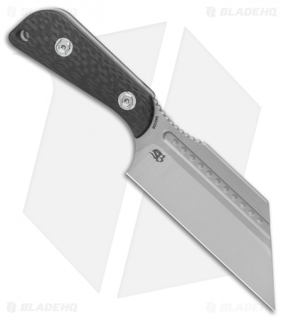 Reate Jim Skeleton Tibia Fixed Blade Knife Carbon Fiber (3.8" Satin) Limited