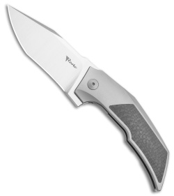 Reate Knives Bharucha T3000 Carbon Fiber Bead Blast (3" Satin)