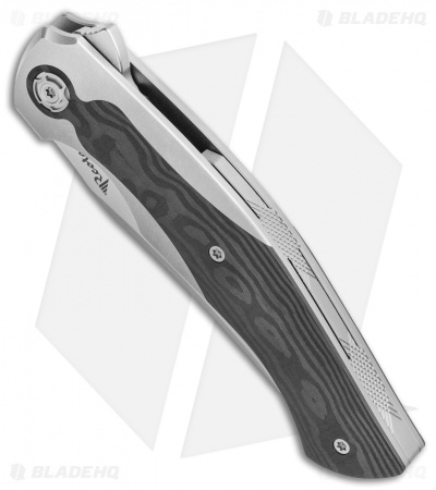 Reate Le Brun Coyote Frame Lock Knife Titanium/Carbon Fiber (3.25" Bead Blast)