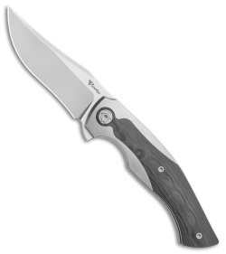 Reate Le Brun Coyote Frame Lock Knife Titanium/Carbon Fiber (3.25" Bead Blast)