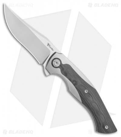Reate Le Brun Coyote Frame Lock Knife Titanium/Carbon Fiber (3.25" Bead Blast)