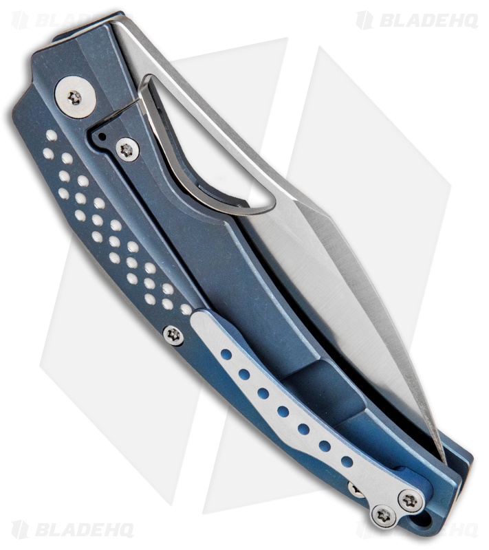 Tate様 Reate Tashi Bharucha Baby Machine Frame Lock Knife Blue