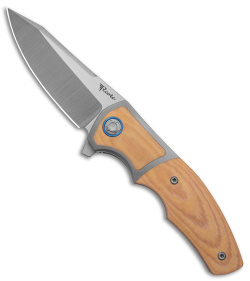 Reate Kirby Lambert Mini Crossroads Knife White Micarta (3.3" Satin M390)