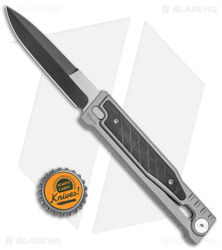 Reate EXO Gravity Bayonet Knife | Ti/Black G-10 + PVD Blade - Blade HQ