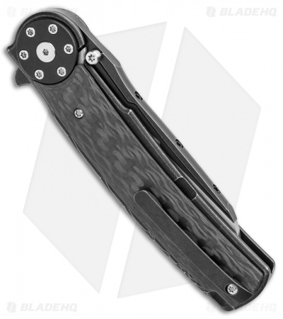 Reate J.A.C.K. 2.0 Integral Frame Lock Knife Black PVD Ti/CF (3.94" Satin)