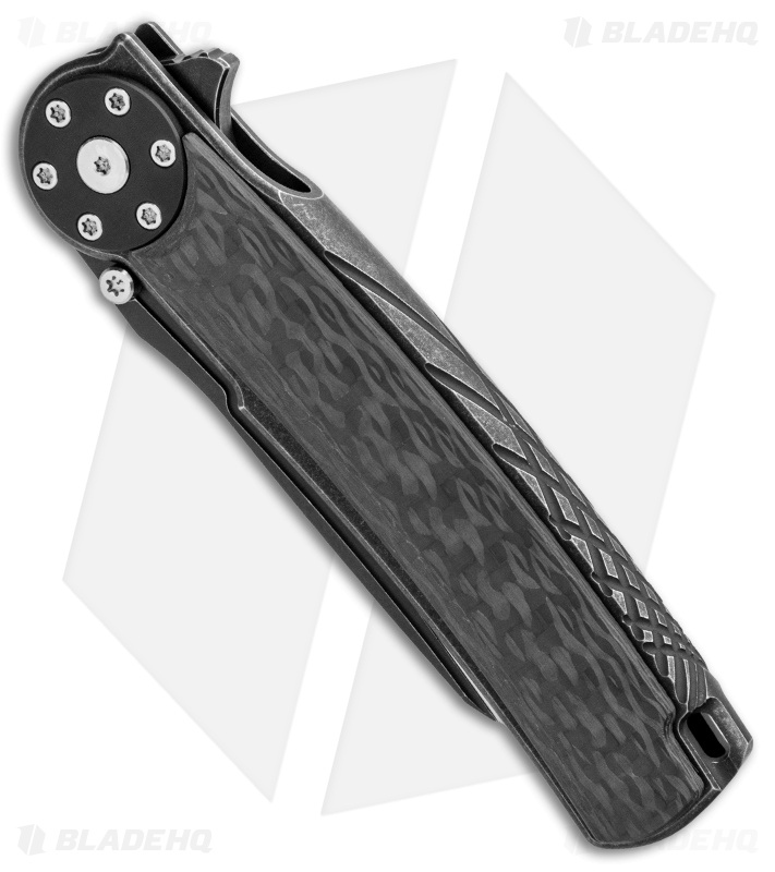 Reate J.A.C.K. 2.0 Integral Frame Lock Knife Black PVD Ti/CF (3.94" Satin)