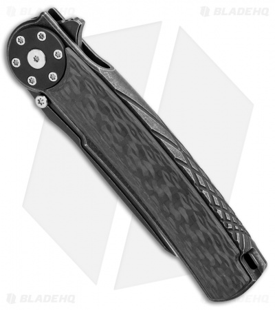 Reate J.A.C.K. 2.0 Integral Frame Lock Knife Black PVD Ti/CF (3.94" Satin)