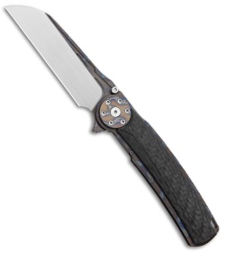 Reate J.A.C.K. 2.0 Integral Frame Lock Knife Flamed Ti/CF (3.94" Satin)