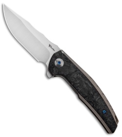 Reate J.A.C.K. Integral Knife Bronze Titanium/Marble Carbon Fiber (3.94" Satin)