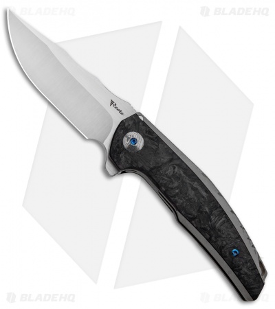 Reate J.A.C.K. | Integral Knife | Gray Titanium/Marble Carbon