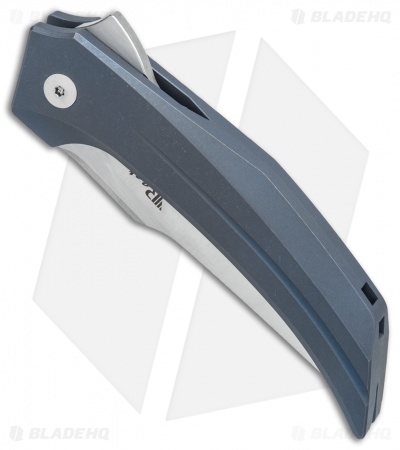 Reate Tashi Bharucha Starboy Frame Lock Knife Blue Titanium (3.25" Satin)