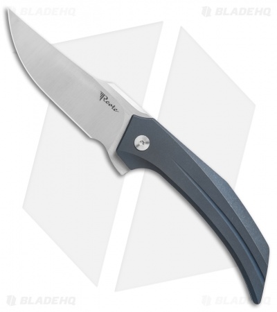 Reate Tashi Bharucha Starboy Frame Lock Knife Blue Titanium (3.25" Satin)