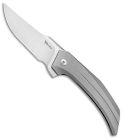 Reate Tashi Bharucha Starboy Frame Lock Knife Titanium (3.25" Satin)