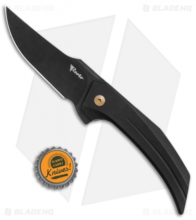 Reate Tashi Bharucha Starboy Frame Lock Knife Black Titanium (3.25" Black PVD)