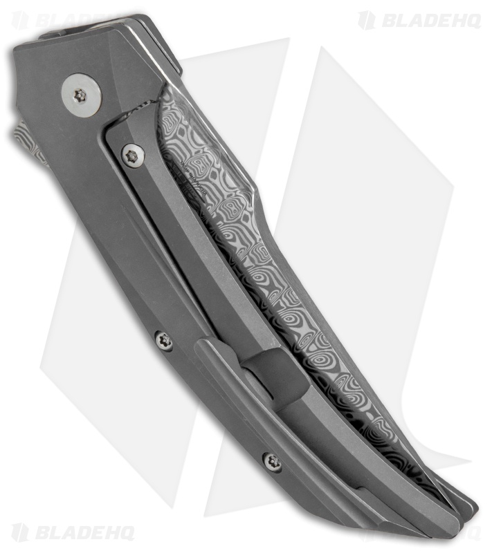 Reate Tashi Bharucha Starboy Frame Lock Knife Titanium (3.25" Damasteel