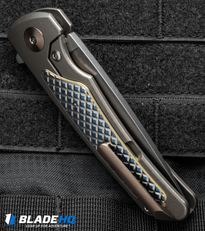 Reate Knives Wave Frame Lock Knife Titanium (3.375" Stonewash)