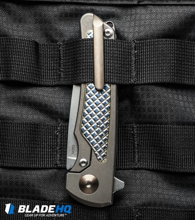 Reate Knives Wave Frame Lock Knife Titanium (3.375" Stonewash)