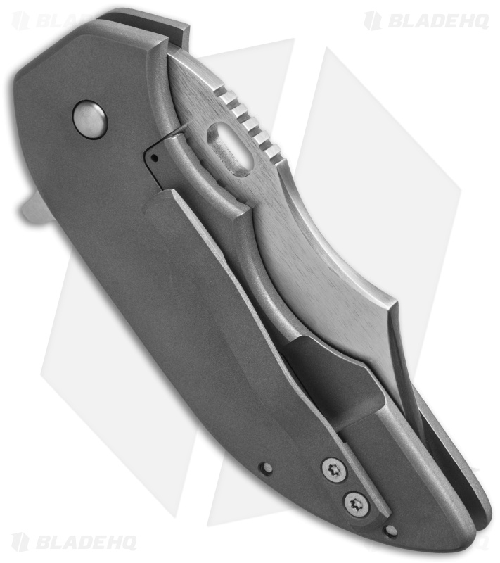 Red Horse Knife Works War Pig Frame Lock Knife Ti (3" Satin)