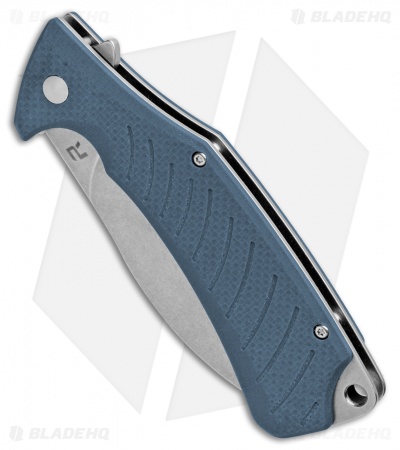 REVO Ness Liner Lock Flipper Knife Gray G-10 (3.3" Stonewash)