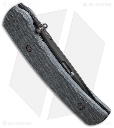 Rockstead Higo MH-DLC Liner Lock Knife (3.5" Polish DLC)