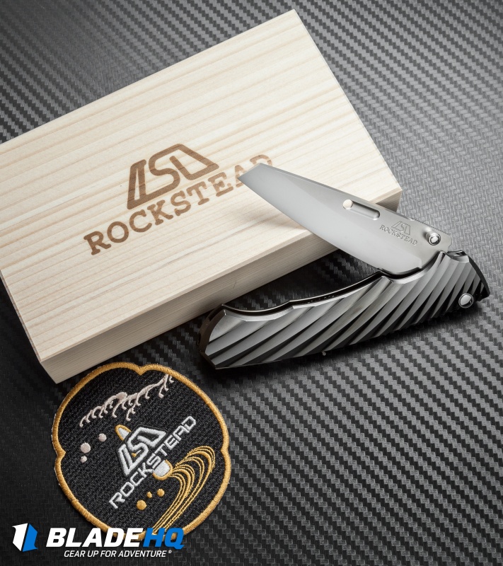 Rockstead RYO H-ZDP Folding Knife Black DLC - Blade HQ