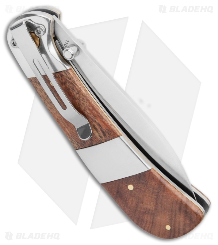 Old Timer Ironwood & Nickel Silver Liner Lock Knife (3" Satin)