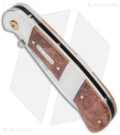 Old Timer Ironwood & Nickel Silver Liner Lock Knife (3" Satin)