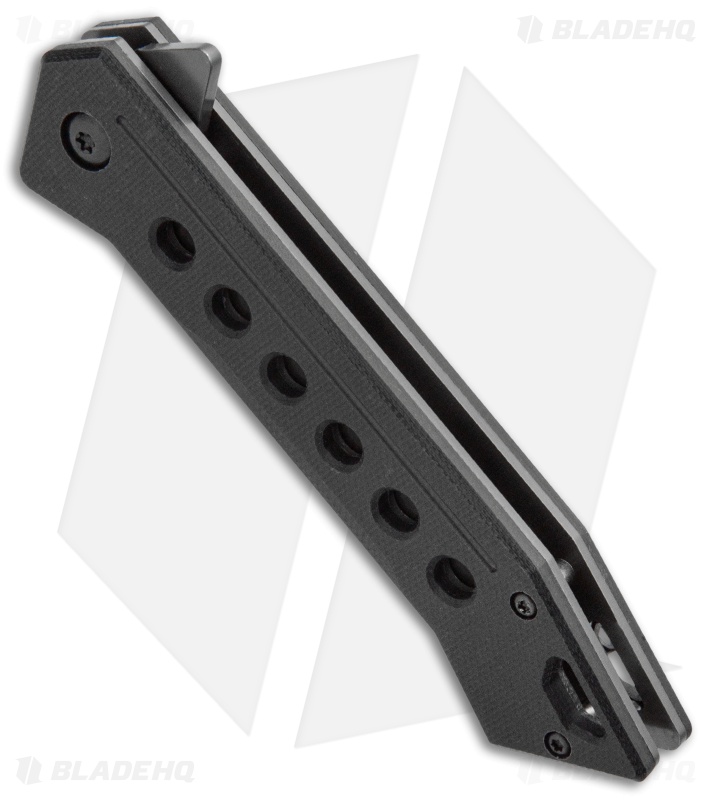 Schrade U.G. Liner Lock Knife Black G-10 (3.25" Gray Tanto) 1100044