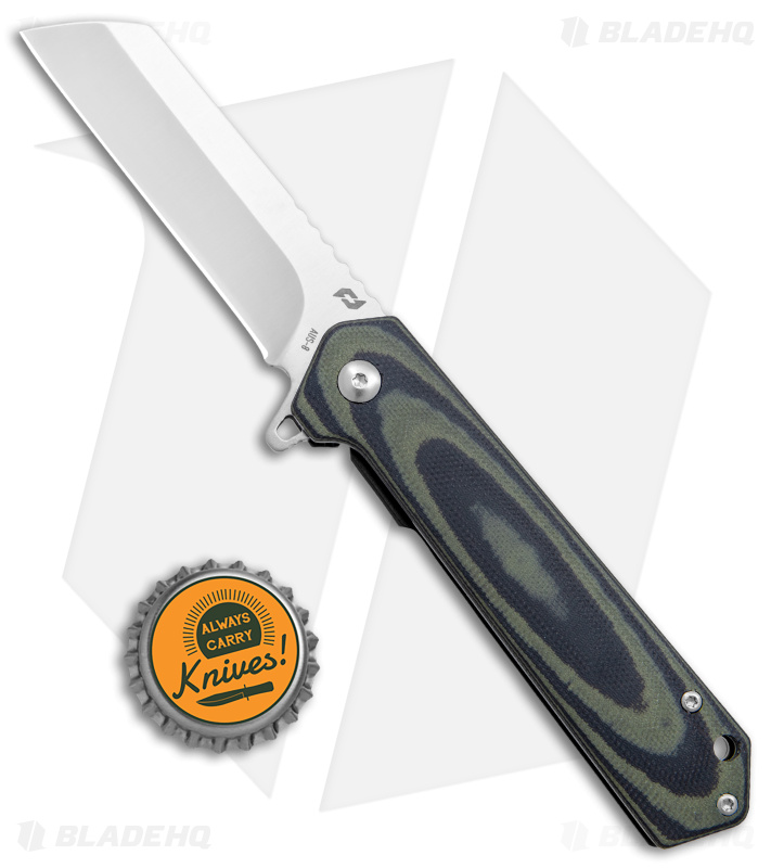 Schrade Lateral Frame Lock Knife Green/Black G-10 (3.25" Satin)
