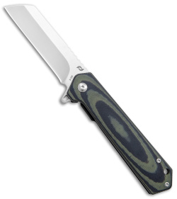 Schrade Lateral Frame Lock Knife Green/Black G-10 (3.25" Satin)