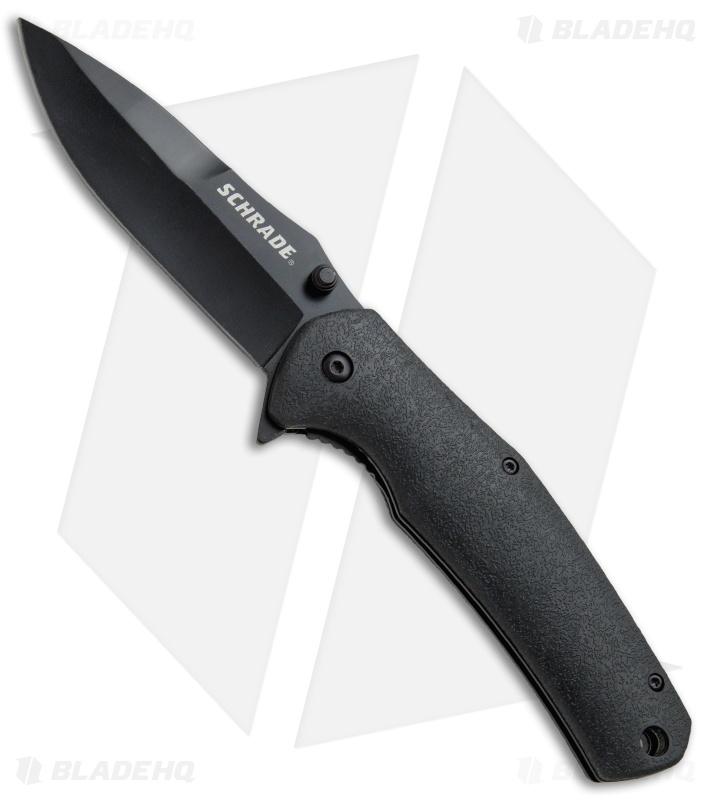 Schrade SCH003 Liner Lock Folding Knife Black (3.5
