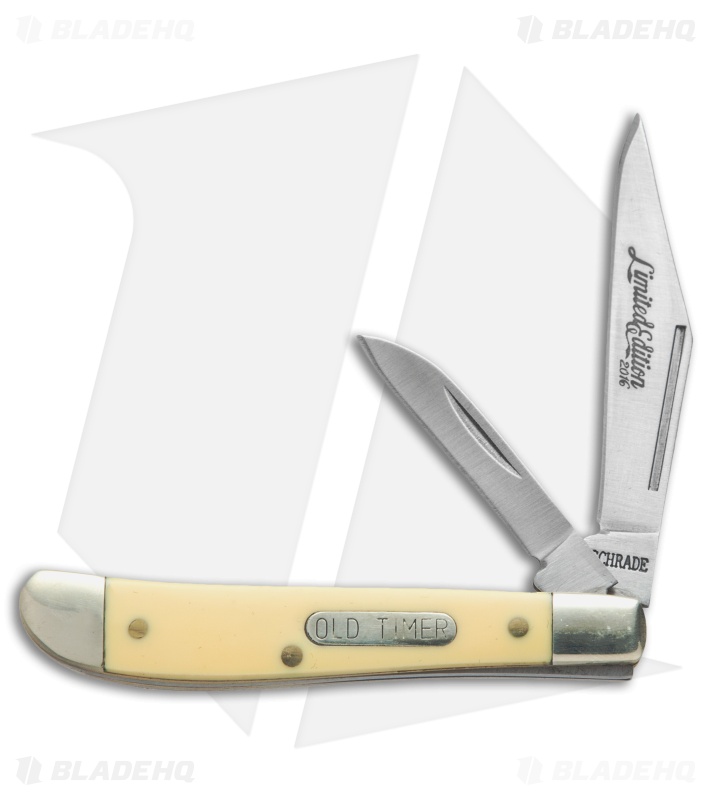 Schrade Old Timer Limited Edition Pocket Knife Gift Set Yellow (Set of 3)
