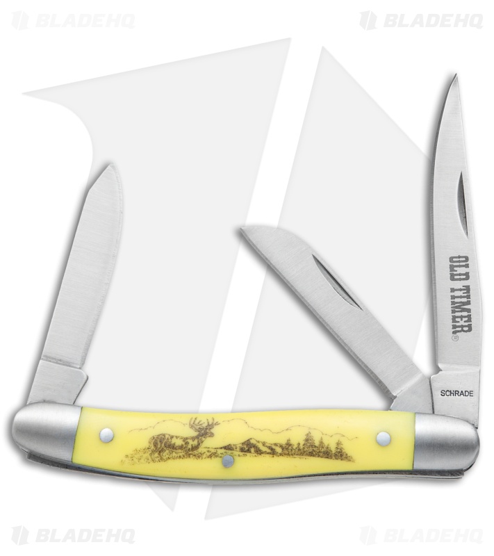 Old Timer Scrimshaw Gift Set Yellow (Set of 2) OTP17-27CP