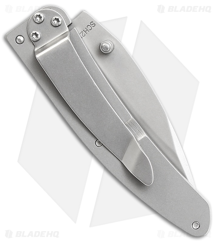 Schrade Pocket Protector Frame Lock Knife Gray (2.5" Bead Blast)