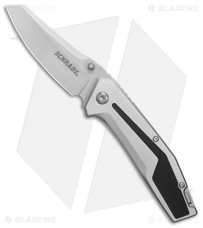 Schrade SCH705 Liner Lock Knife Aluminum/Rubber (3" Bead Blast) 1084289