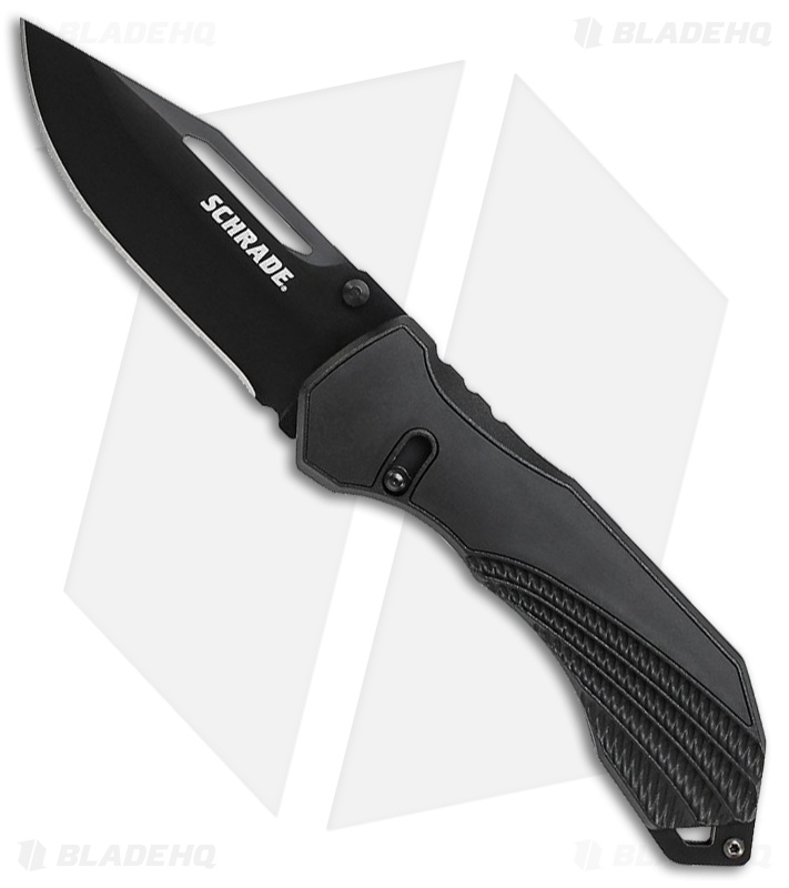 Schrade SCH510 Sure-Lock Folding Knife Black (3.5" Black) 