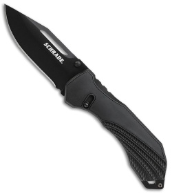 Schrade SCH510 Sure-Lock Folding Knife Black (3.5" Black) 