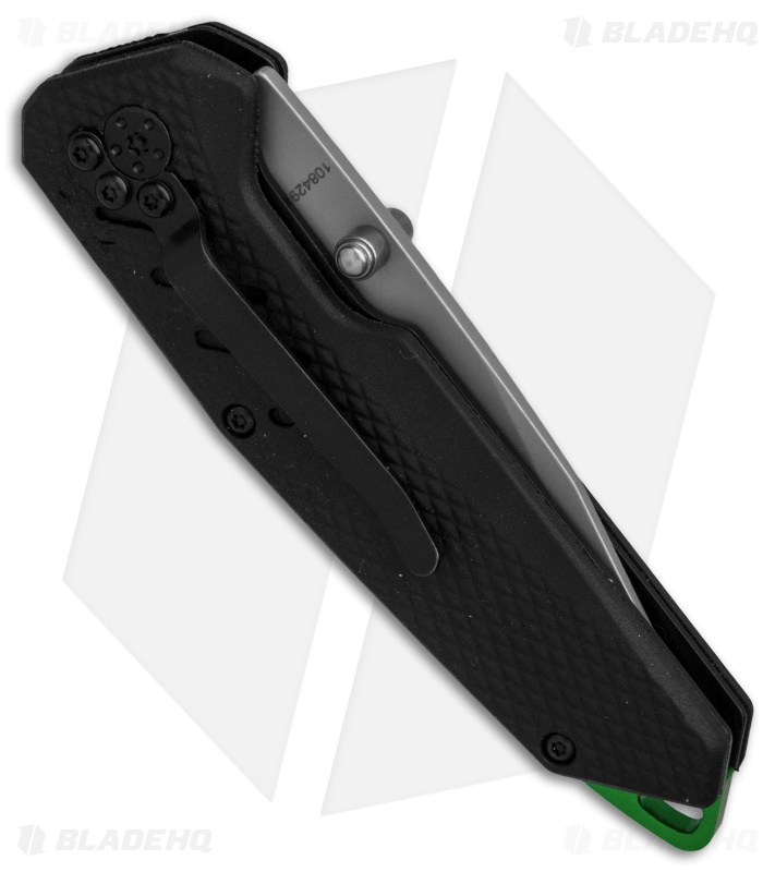 Schrade Tanto Liner Lock Knife Black Rubber (3" Bead Blast) 1084293