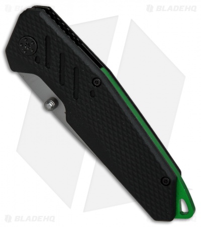 Schrade Tanto Liner Lock Knife Black Rubber (3" Bead Blast) 1084293