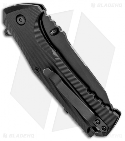 Schrade  U.G. Liner Lock Knife Black w/Firestarter (3.5" Black) 
