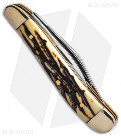 Schrade Uncle Henry 2pc. Modified Drop Point Fixed Blade/Folder