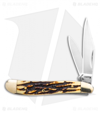 Schrade Uncle Henry 2pc. Modified Drop Point Fixed Blade/Folder