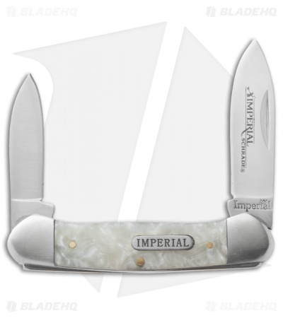 Schrade Imperial Small Canoe Knife 2.875" Cracked Ice IMP1011