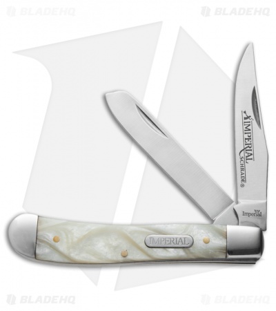 Schrade Imperial Large Trapper Knife 4" Cracked Ice IMP13L