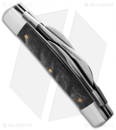 Schrade Imperial Congress Knife 3.625" Black Swirl Acrylic IMP17CON