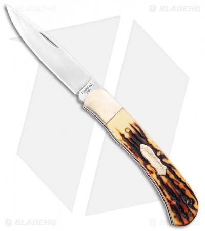 Uncle Henry 3-Piece Hunters Stag Knife Gift Set (3.5" Satin)