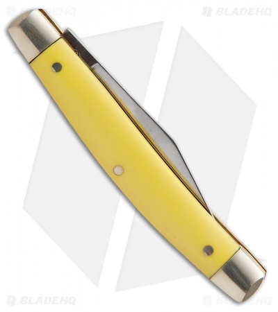 Old Timer Middleman Jack Knife 3.25" Yellow Delrin 33OTY