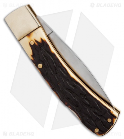 Schrade Uncle Henry 5UH Bruin Lockback Folding Knife (2.75" Satin Plain)