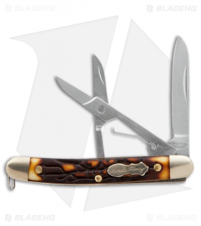 Schrade Uncle Henry Gambler Knife 2.75" Staglon 707UH