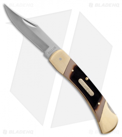 Old Timer Cave Bear Lockback Knife 5" Sawcut 7OT